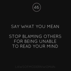 mind reading blame