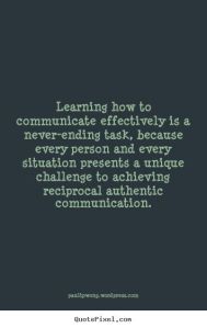 reciprocal communication