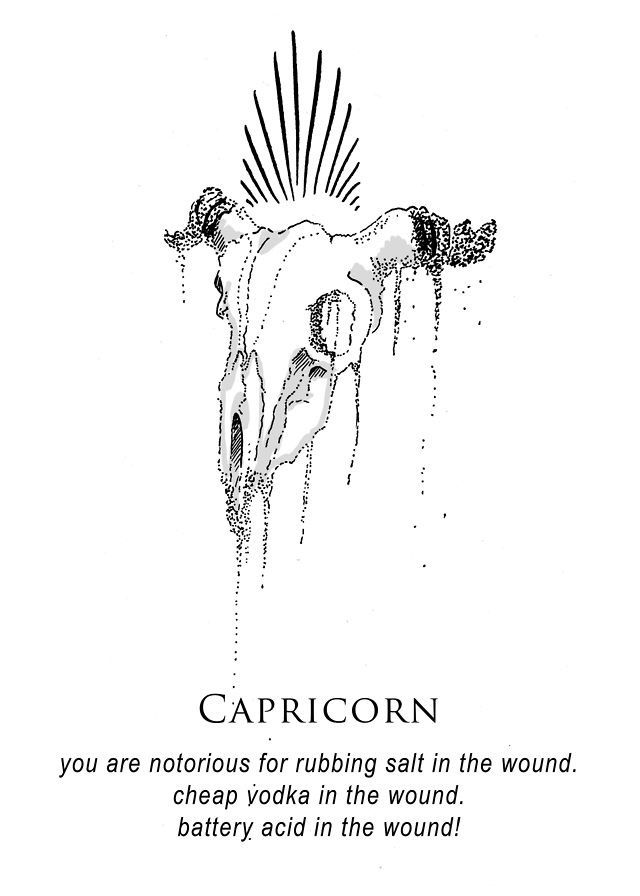 Capricorn - salt of the earth