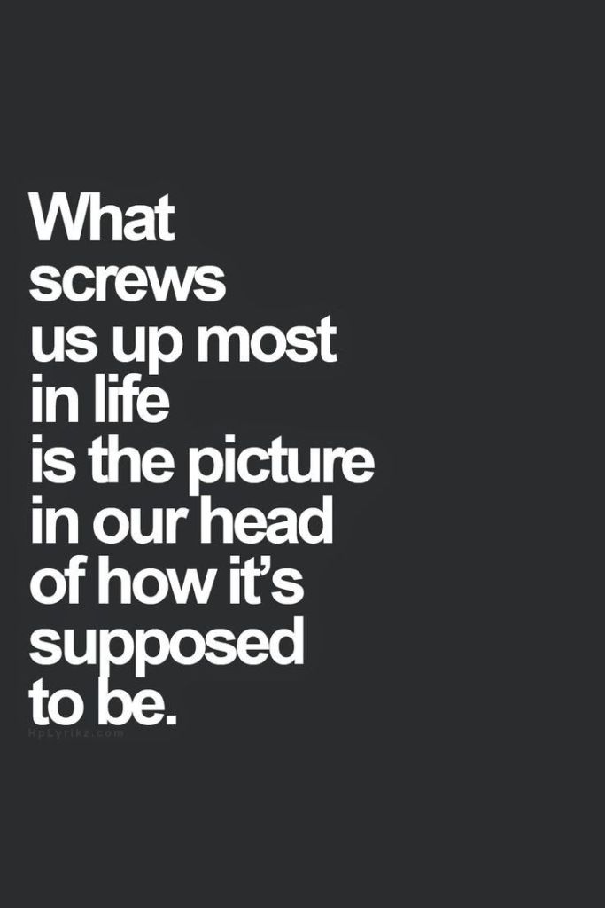 what screws us up most