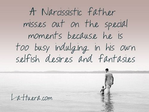 narcissistic father