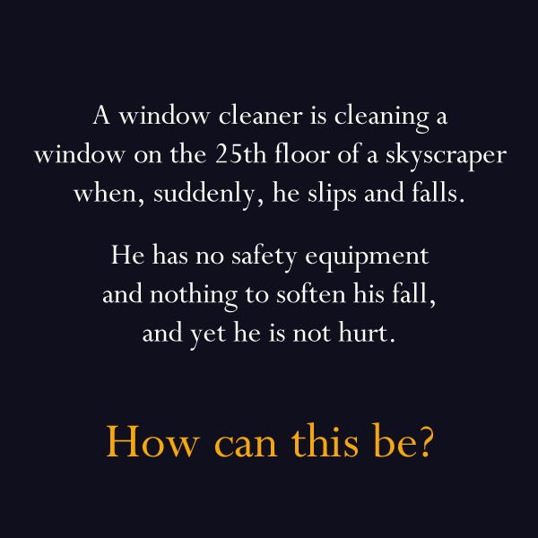 The Window Cleaner problem