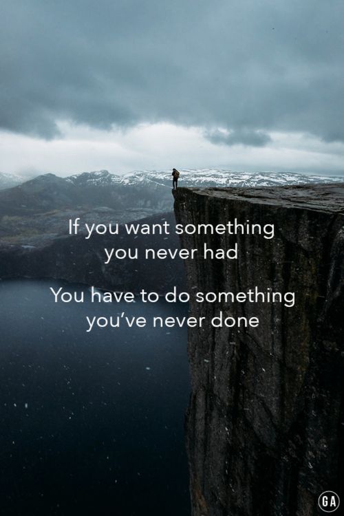 something you've never done